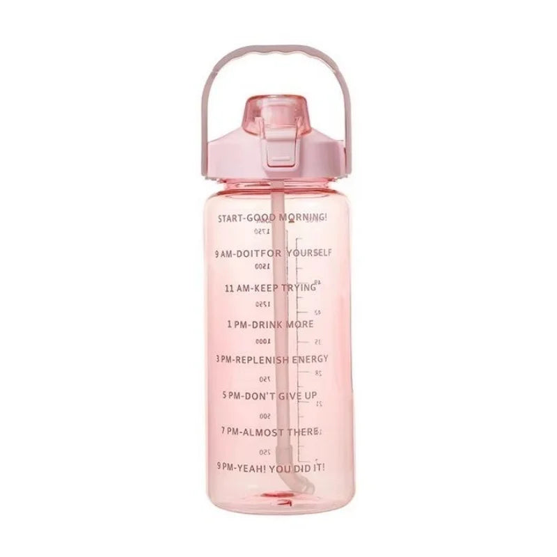 TJ Performance™ Pro Training Water Bottle – 2L Time Marker