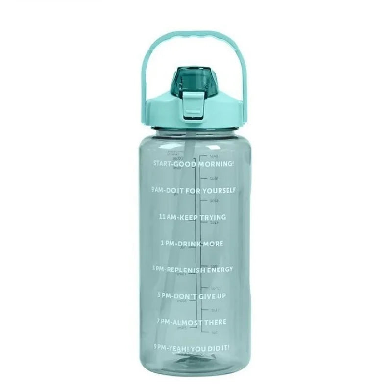 TJ Performance™ Pro Training Water Bottle – 2L Time Marker
