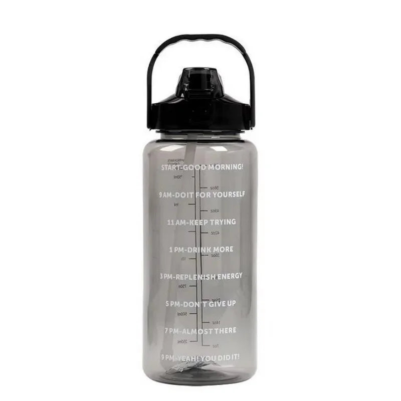 TJ Performance™ Pro Training Water Bottle – 2L Time Marker