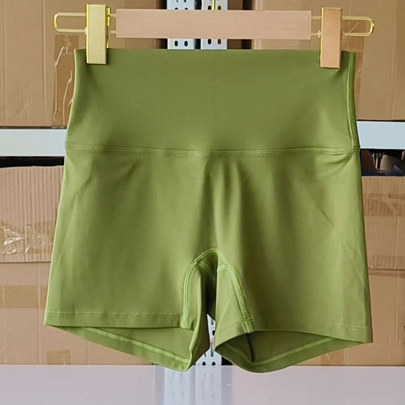 TJ Performance Women's Yoga Fitness Shorts Running Cycling Women's Leggings Quick Dry Breathable High-Waisted Yoga Shorts