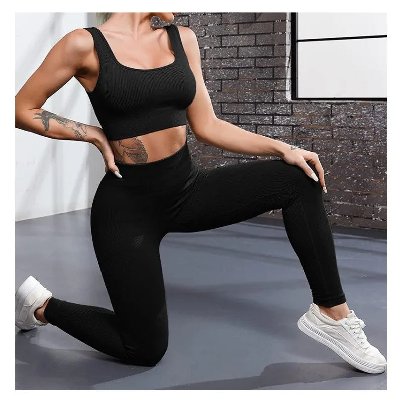 Women's High-Waist Seamless Yoga & Training Leggings
