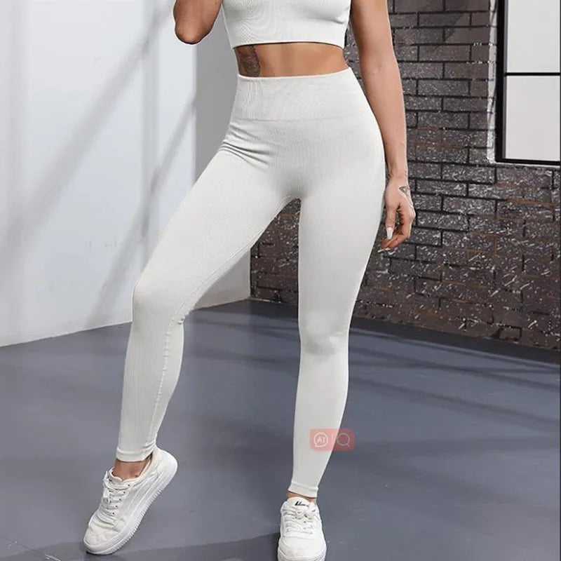 Women's High-Waist Seamless Yoga & Training Leggings