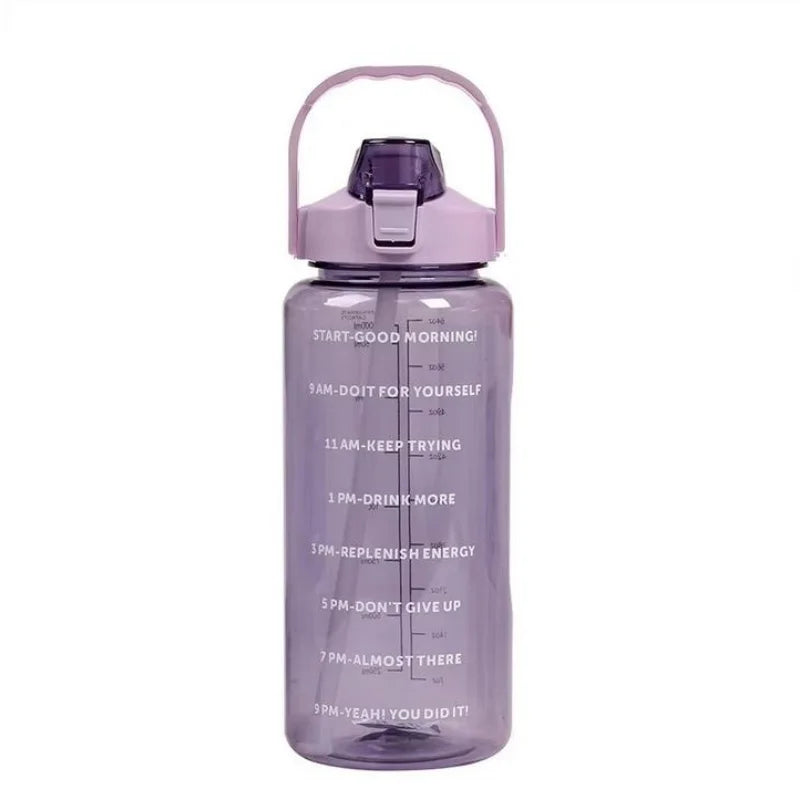 TJ Performance™ Pro Training Water Bottle – 2L Time Marker