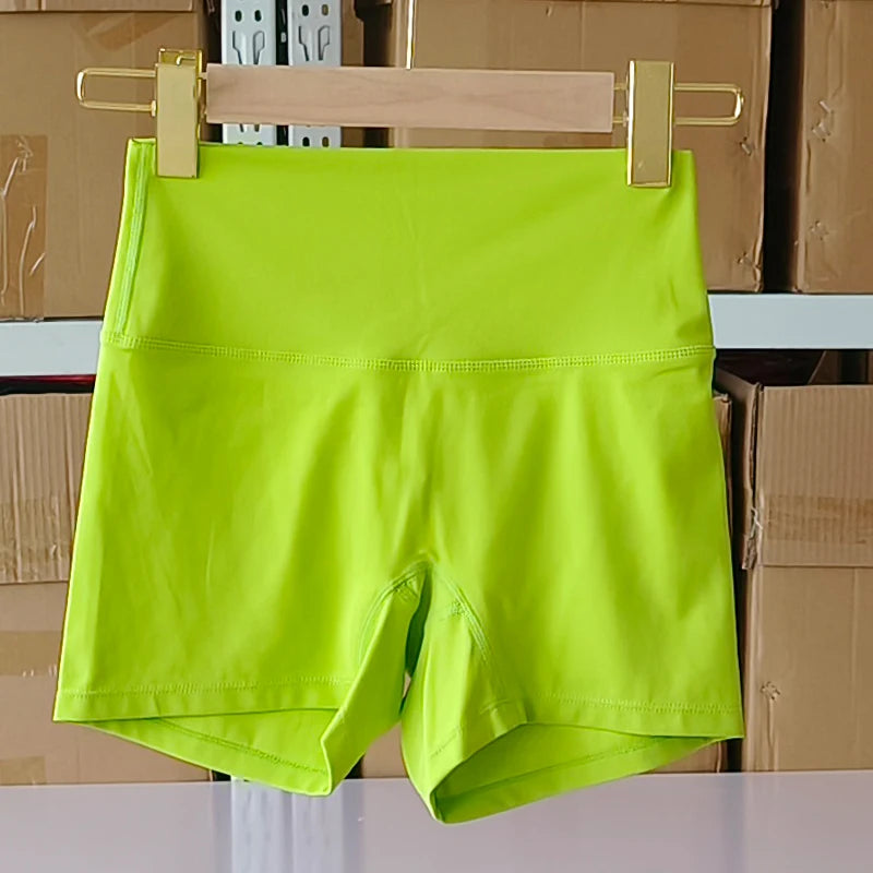 TJ Performance Women's Yoga Fitness Shorts Running Cycling Women's Leggings Quick Dry Breathable High-Waisted Yoga Shorts