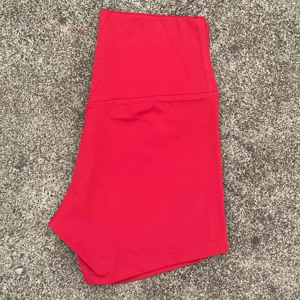 TJ Performance Women's Yoga Fitness Shorts Running Cycling Women's Leggings Quick Dry Breathable High-Waisted Yoga Shorts